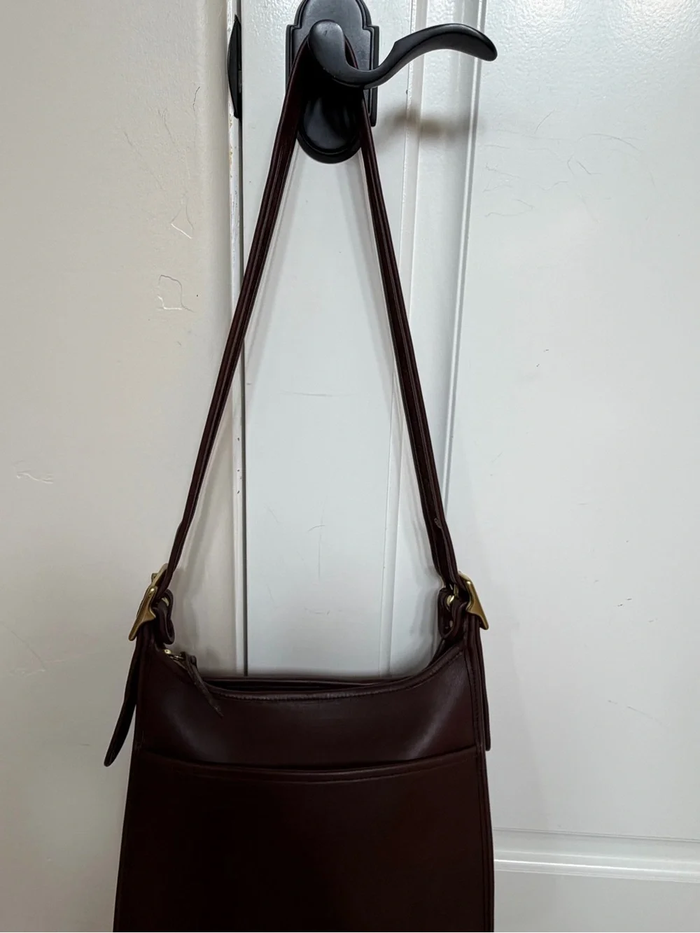 Vintage Coach Mahogany Legacy Zip 9966